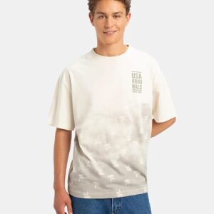 Jockey US81 Men's Super Combed Cotton Rich Graphic Printed Oversized T-Shirt